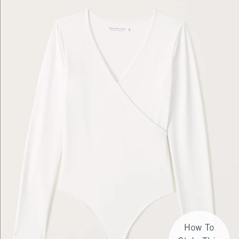 ABERCROMBIE COZY CROSS BODYSUIT